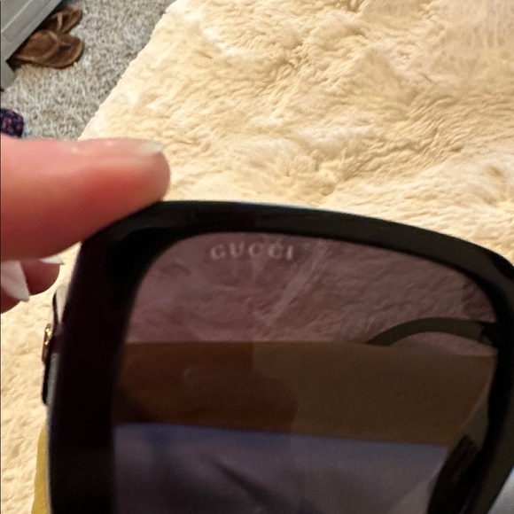GUCCI  Black Square Sunglasses AUTHENTIC New Made In Italy main image 5
